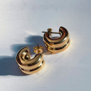 DOBLE DONUTS EARRING
