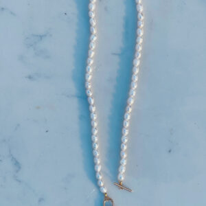 GENOA PEARL LOCK NECKLACE