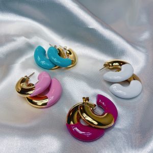 DONUTS HOOP EARRINGS