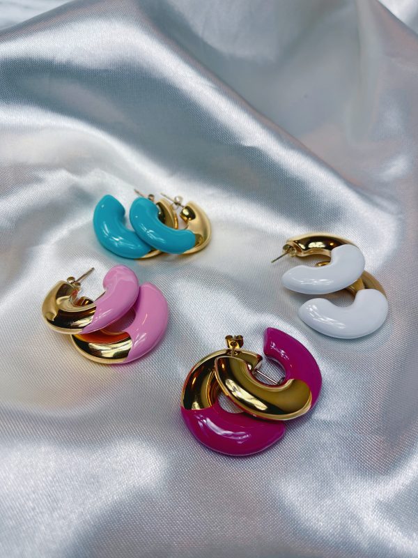 DONUTS HOOP EARRINGS