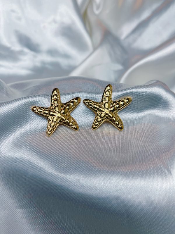 BIG STARFISH EARRINGS