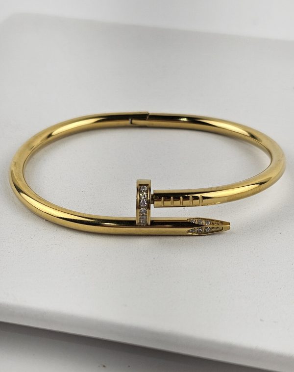 STONE NAIL BANGLE