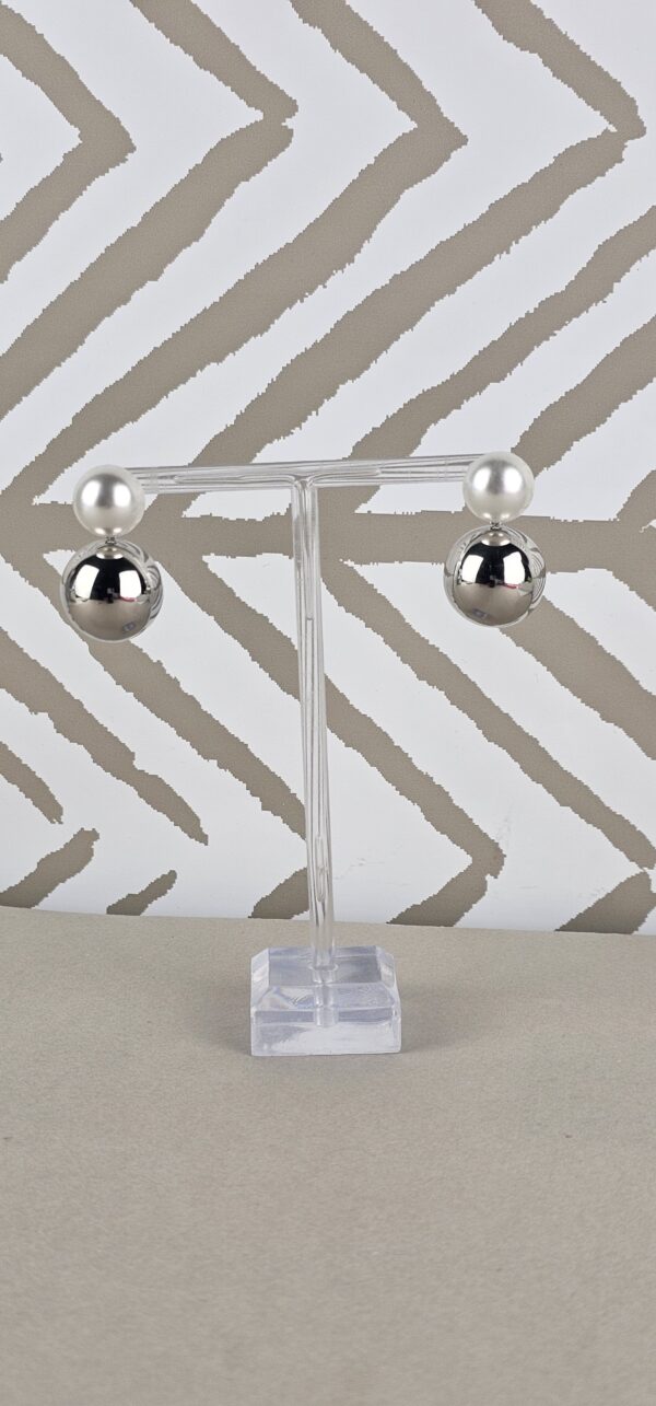 MAXI PEARL EARRINGS - Imagen 3