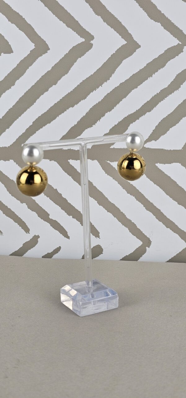 MAXI PEARL EARRINGS - Imagen 5