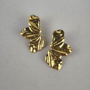 BIG HALF FLOWER EARRINGS