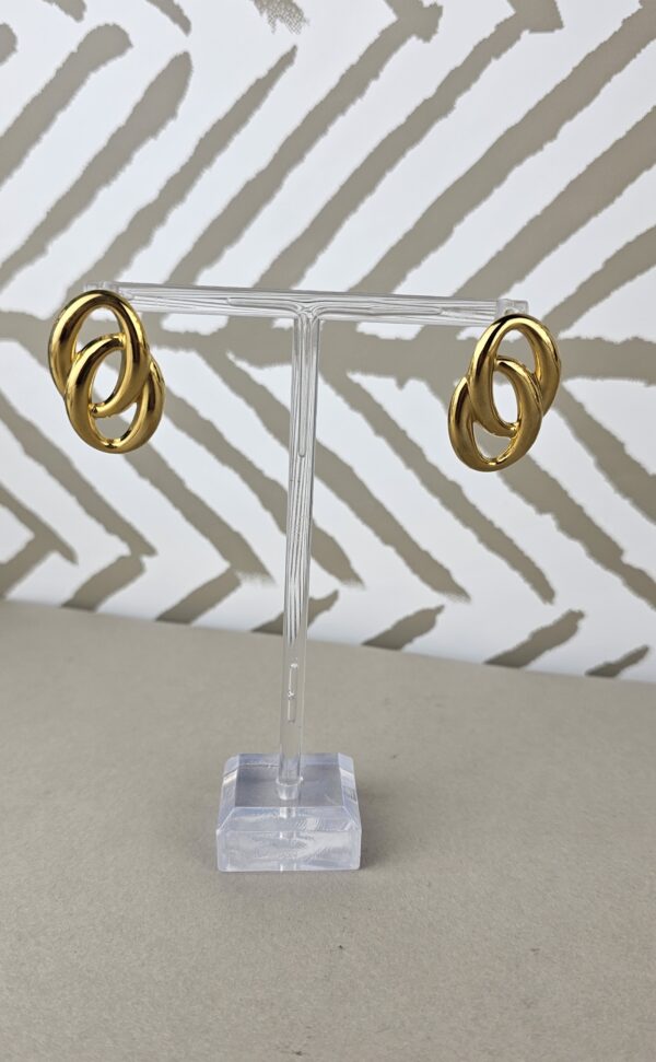 DOUBLE LINK EARRINGS - Imagen 2
