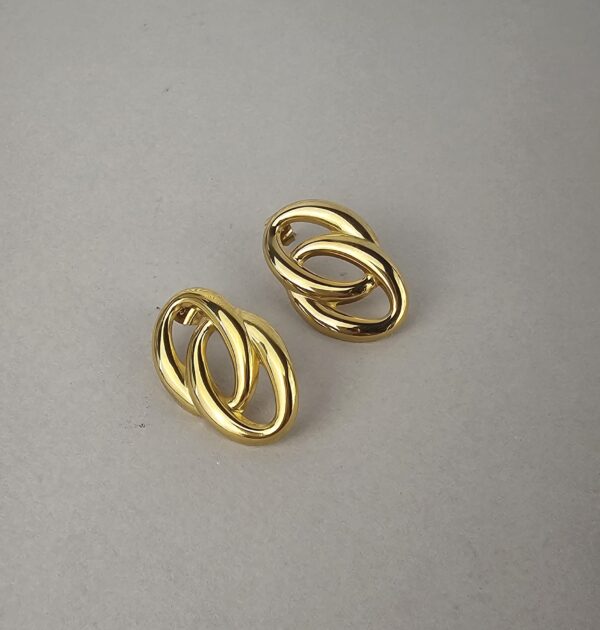 DOUBLE LINK EARRINGS