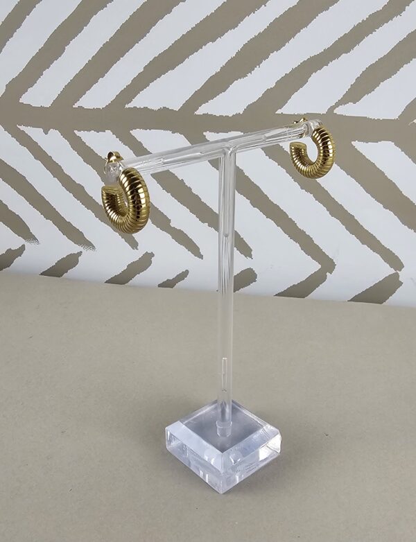 MINI SNAIL EARRINGS - Imagen 2