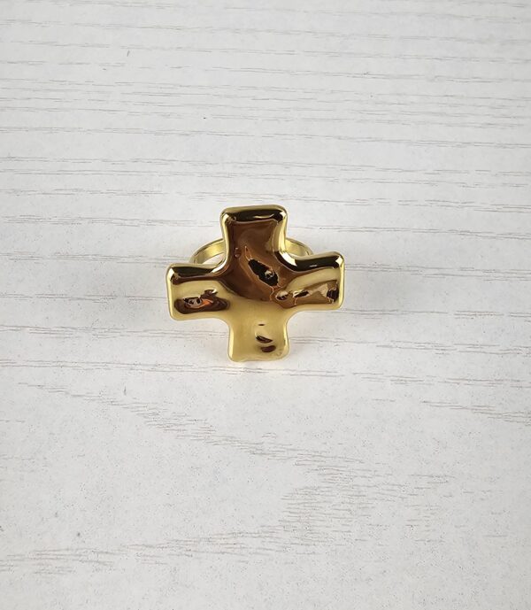MODERN CROSS RING