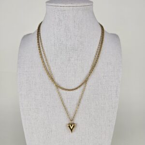 HEART LAYERED NECKLACE
